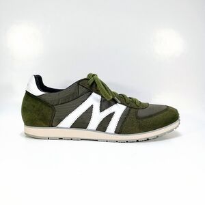 Mizuno M-LINE MR1 Mens 11 Olive Green Suede And Synthetic Low Top Sneakers